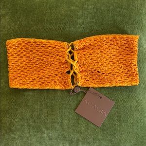 Acacia Como Crochet Top in Tangelo